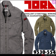 作業服 作業着 トライチ 寅壱 ライダースジャケット 9530-554｜作業服