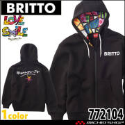 BRITTO ブリット プリント長袖パーカー 772104 メンズ レディース Aitoz アイトス