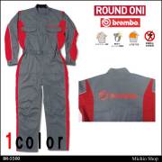 ツナギ作業服 ROUND ONI 長袖メカニックスーツBR-5500 丸鬼商店 brembo ITEM