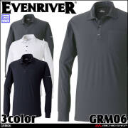 作業服 作業着 EVENRIVER イーブンリバー 春夏 マックスクール長袖ポロシャツ GRM06 2026年春夏新作