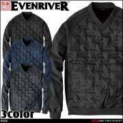 作業服 作業着 防寒 EVENRIVER イーブンリバー クリンプドVジャケット R426