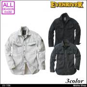 作業服 EVENRIVER フィッシャーストライプシャツ US-1106 イーブンリバー