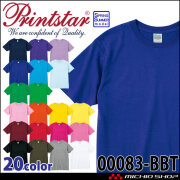 TOMS トムス Printstar プリントスター ライトウェイトTシャツ 00083-bbt 学園祭 体育祭 カジュアル