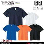 TOMS トムス glimmer グリマー ドライVネックTシャツ 00337-avt