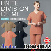 制服 医療 看護 美容 エステ クリニック UNITE DIVISION OF ME スクラブ 半袖 レディース DOM-0022 ユナイト 