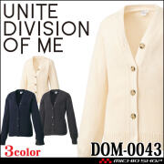 制服 医療 看護 美容 エステ クリニック UNITE DIVISION OF ME カーディガン レディース  DOM-0043 ユナイト ワイドスリーブ 通年 