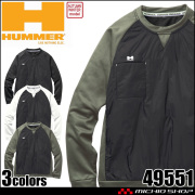 HUMMER ハマー レヴスキンズインサレーションピステ 49551 軽防寒 作業着 アタックベース 秋冬 2025年秋冬新作