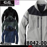 作業服 桑和 SOWA 長袖ブルゾン 8042-00 G.GROUND ジーグラウンド 通年 