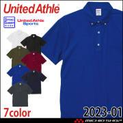 United Athle  CAB ユナイテッドアスレ 通年  スペシャル ドライ カノコ ポロシャツ （ポケット付） 半袖 2023-01 ポリエステル100% 鹿の子 吸水速乾