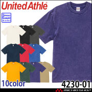 United Athle CAB ユナイテッドアスレ 4230-01 6.2オンス オープンエンド フェードウォッシュ Tシャツ 男女兼用 春夏 2026年春夏新作