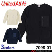 United Athle  CAB ユナイテッドアスレ マイクロフリース クルーネック シャツ(一重) 7098-01