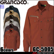 GRANCISCO グランシスコ ワークシャツ GC-5005 タカヤ商事 作業服 春夏
