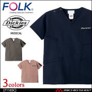 医療 介護 看護 制服 FOLK フォーク Dickies ディッキーズ 男女兼用スクラブ 7116SC 2026年秋冬新作