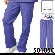 医療 介護 看護 制服 FOLK フォーク PANTONE パントン メンズストレートパンツ 5018SC