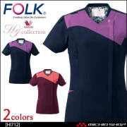 医療 介護 看護  制服 エステ Wacoal ワコール レディススクラブ HI712 FOLK フォーク