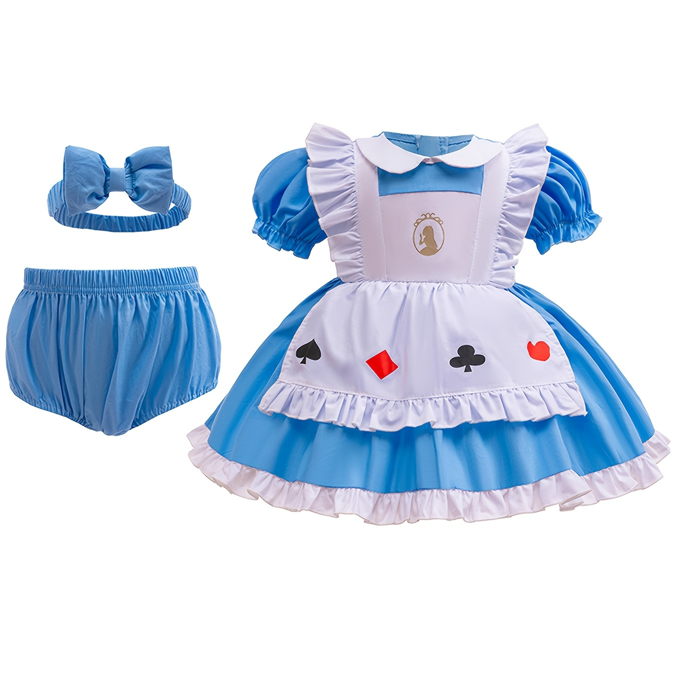 トランプエプロンドレス