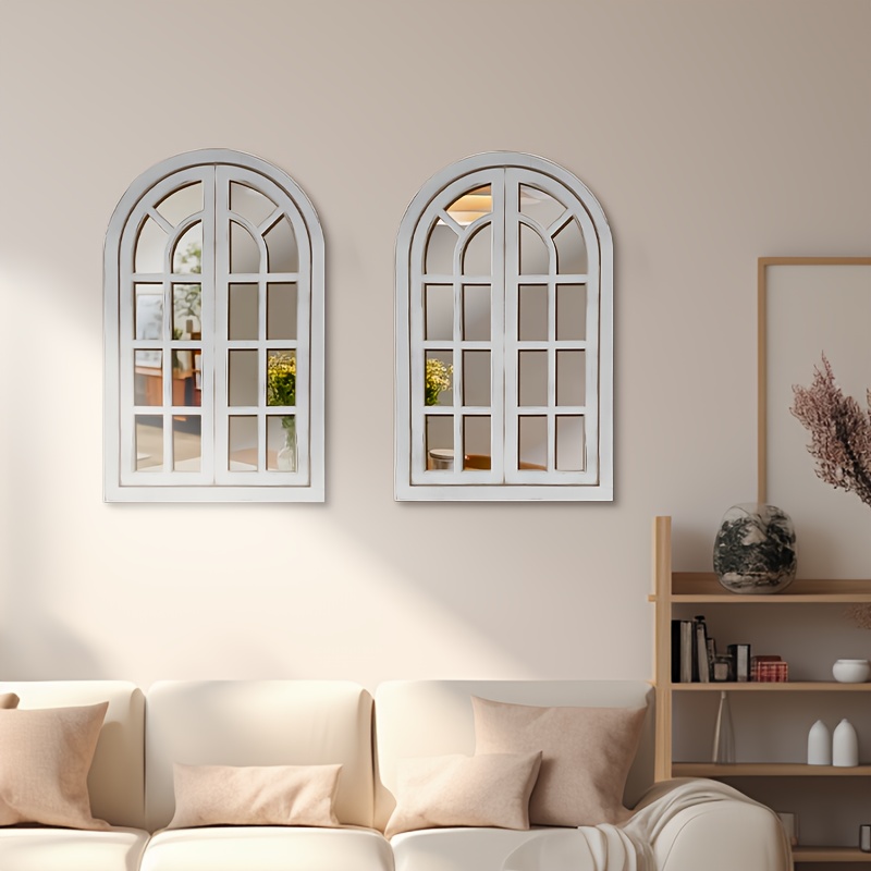 ウインドウフレームミラー ２枚組 ホワイト