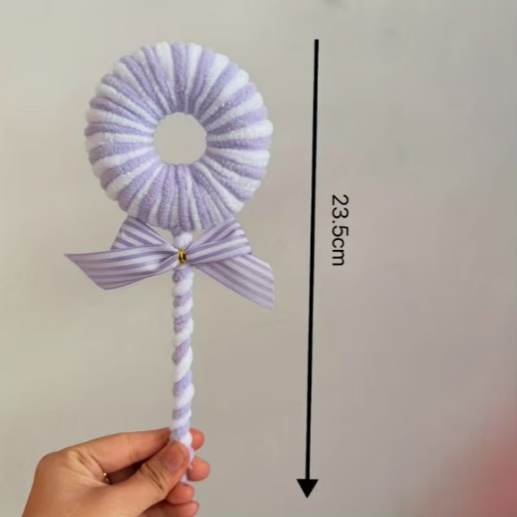 ストライプキャンディケーン スイーツオーナメント 4個セット