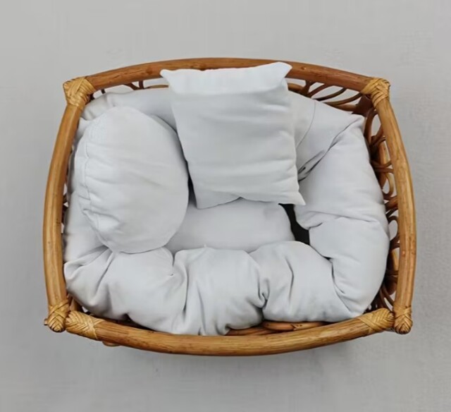 ニューボーンフォト 撮影小物 撮影小道具 撮影用 ベビークッション ４点セット ポージングクッション ドーナツクッション スタッファー