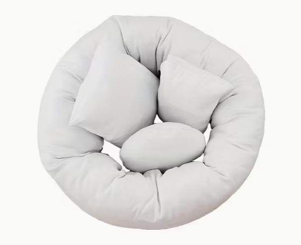 ニューボーンフォト 撮影小物 撮影小道具 撮影用 ベビークッション ４点セット ポージングクッション ドーナツクッション スタッファー