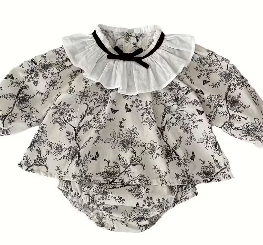 エリザベスカラー風ツーピース