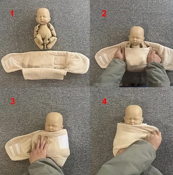 ワンタッチおくるみ ポージングブランケット