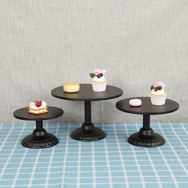 3点セット ヨーロピアン アイアンケーキスタンド