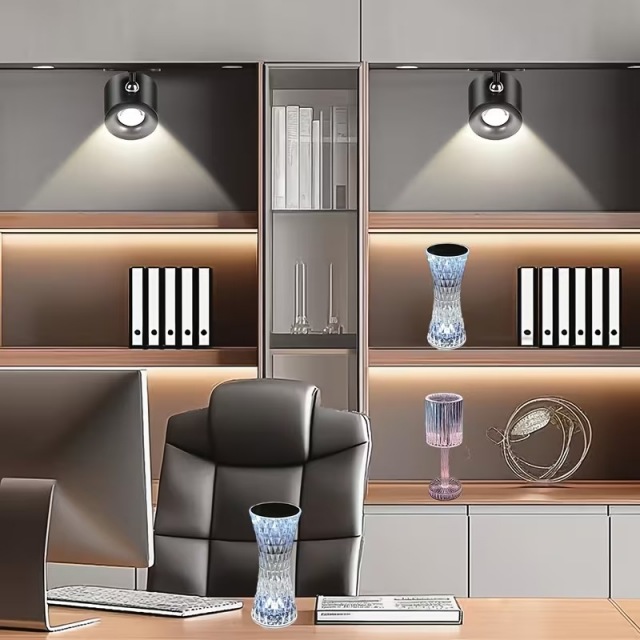 充電式 クリスタルタッチテーブルランプ