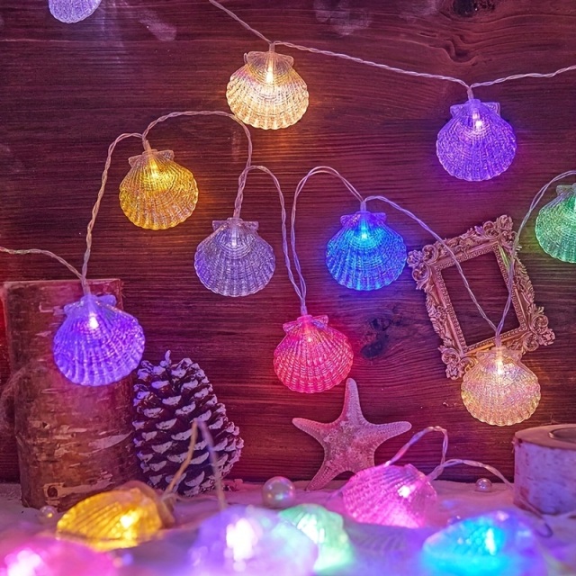 カラフルモチーフ LEDストリングライト 2m・10灯