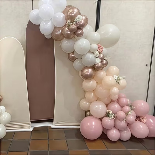 ダスティピンク＆シャンパン バルーン62点セット