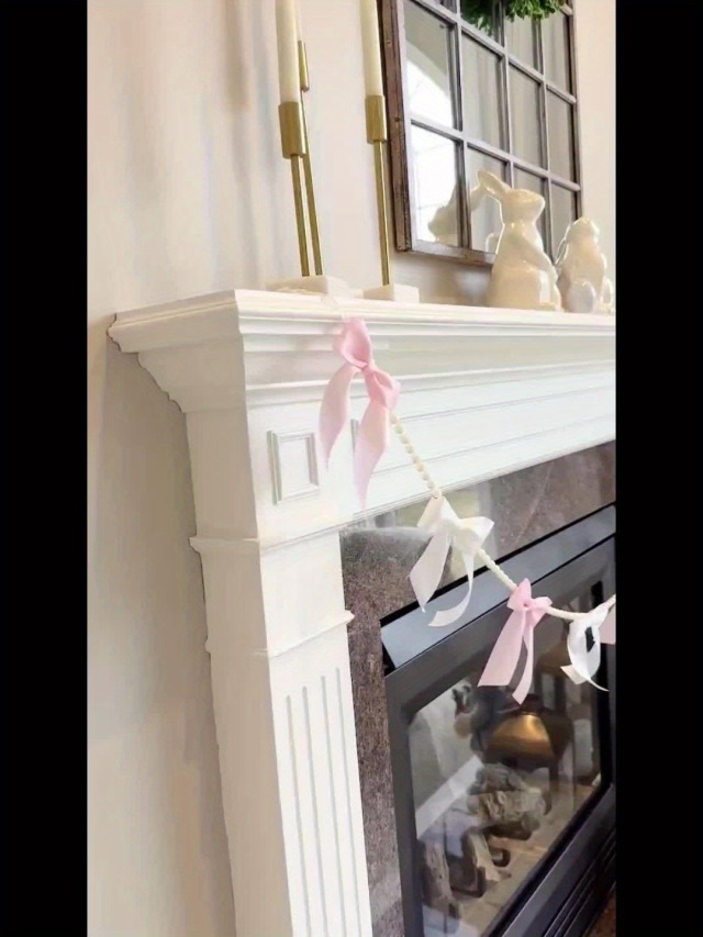 パール＆リボン リース