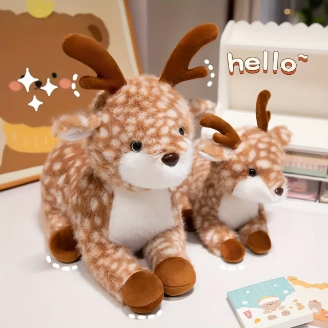 リアルな子鹿ぬいぐるみ 25cm