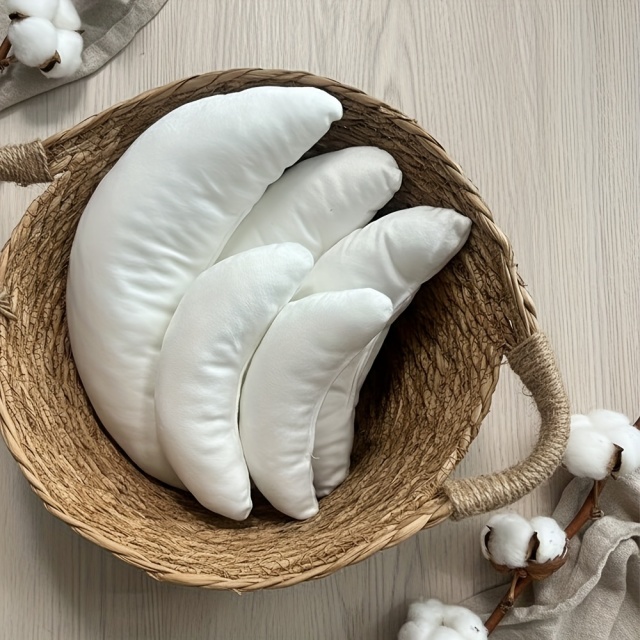 ニューボーンフォト 撮影小物 撮影小道具 撮影用 ベビークッション 5点セット 三日月クッション