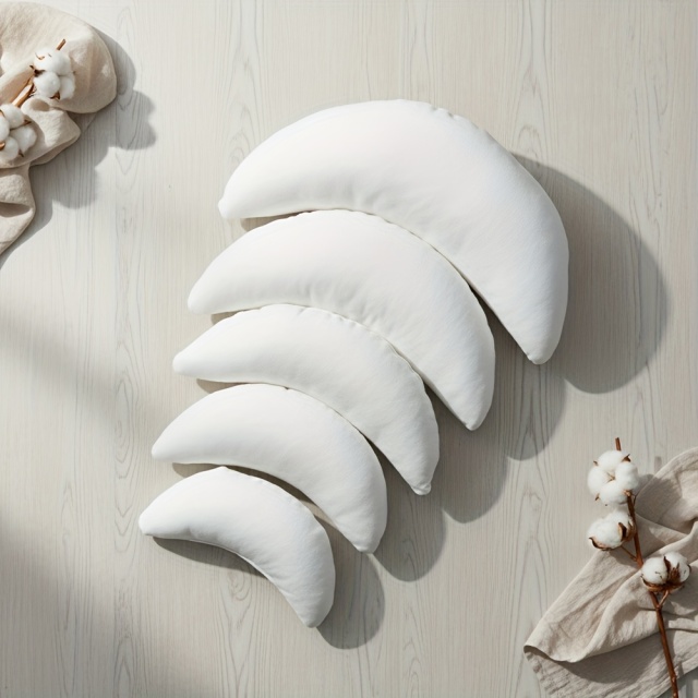 ニューボーンフォト 撮影小物 撮影小道具 撮影用 ベビークッション 5点セット 三日月クッション