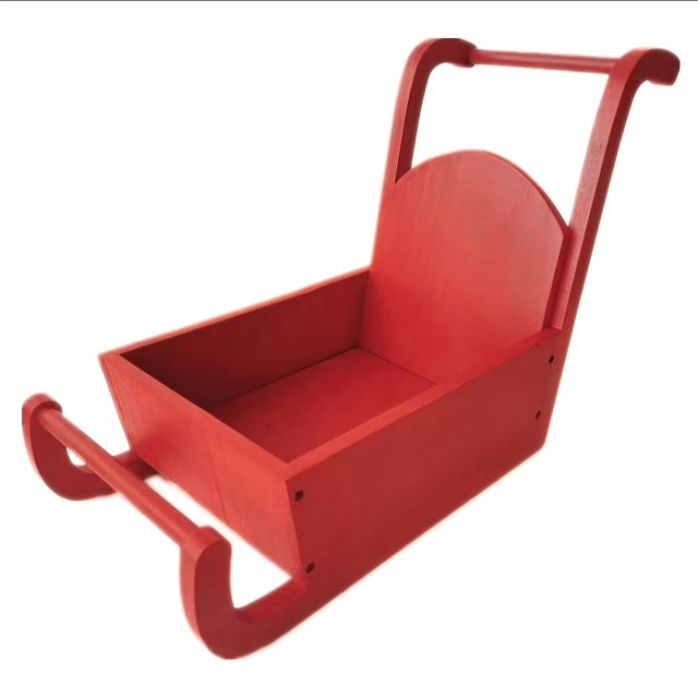 レトロスタイル木製ミニそり