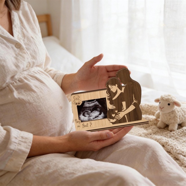 ニューボーン ハートビートフォトフレーム