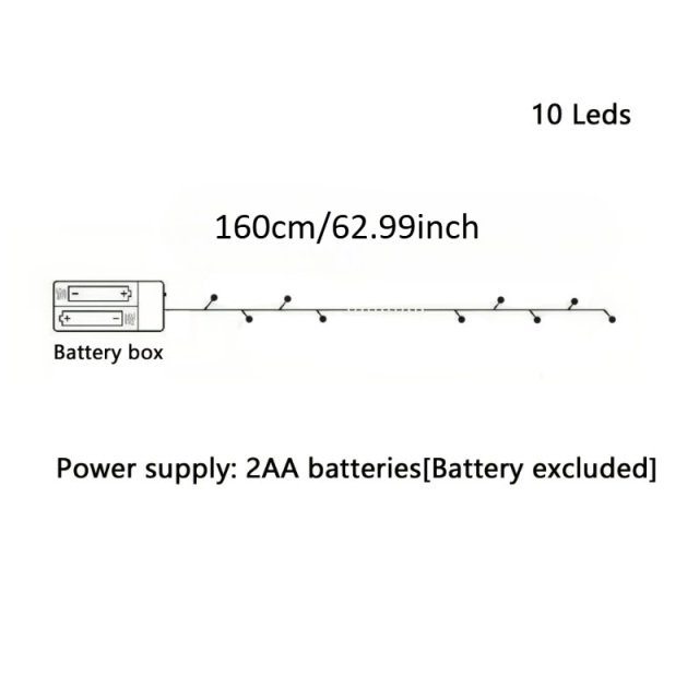 ラマダン スター＆ムーン LEDライト10灯