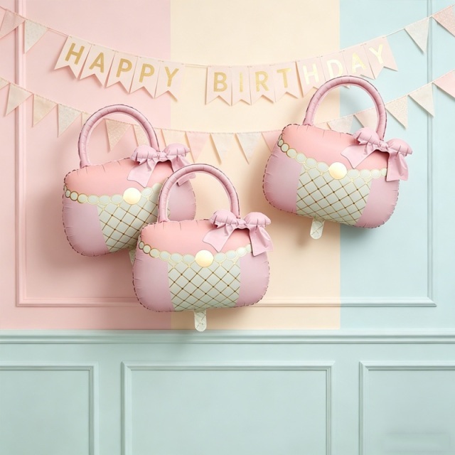 プリンセスハンドバッグ型バルーン 1・2個セット