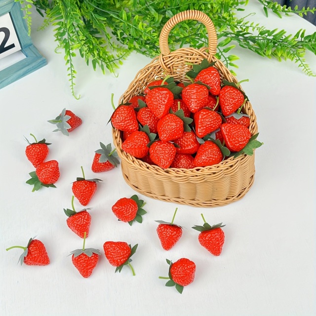 造花ストロベリー 12個セット