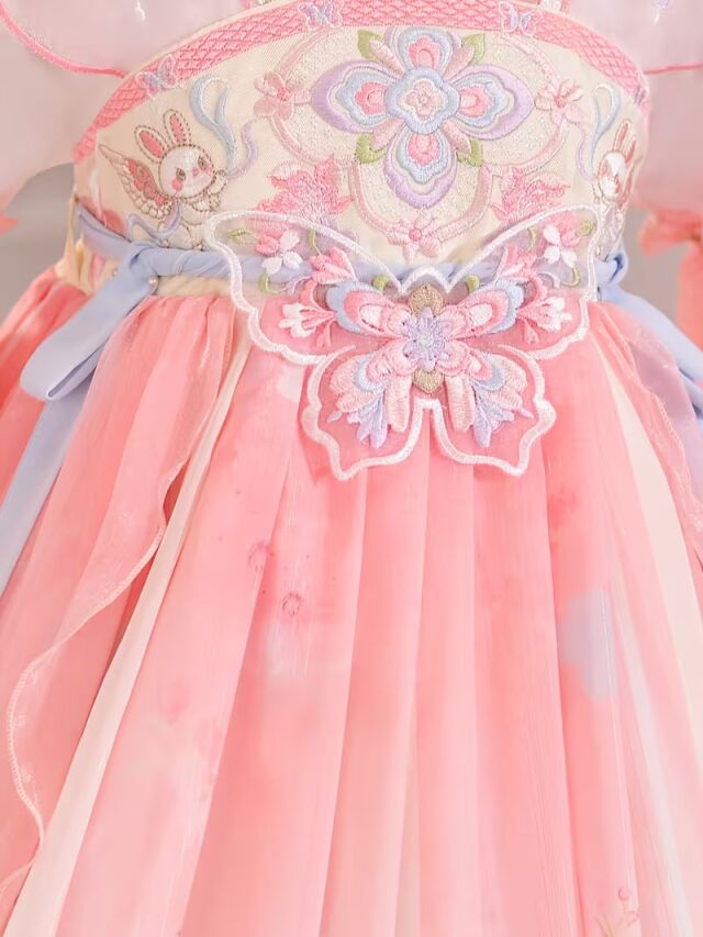 キッズ漢服風サマードレス