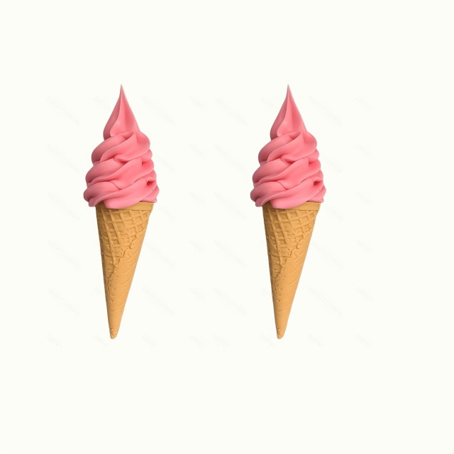 リアル アイスクリームコーン模型