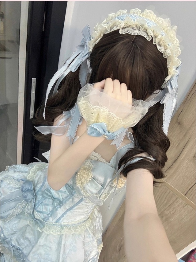 ブルーフローラル JSKロリータドレス