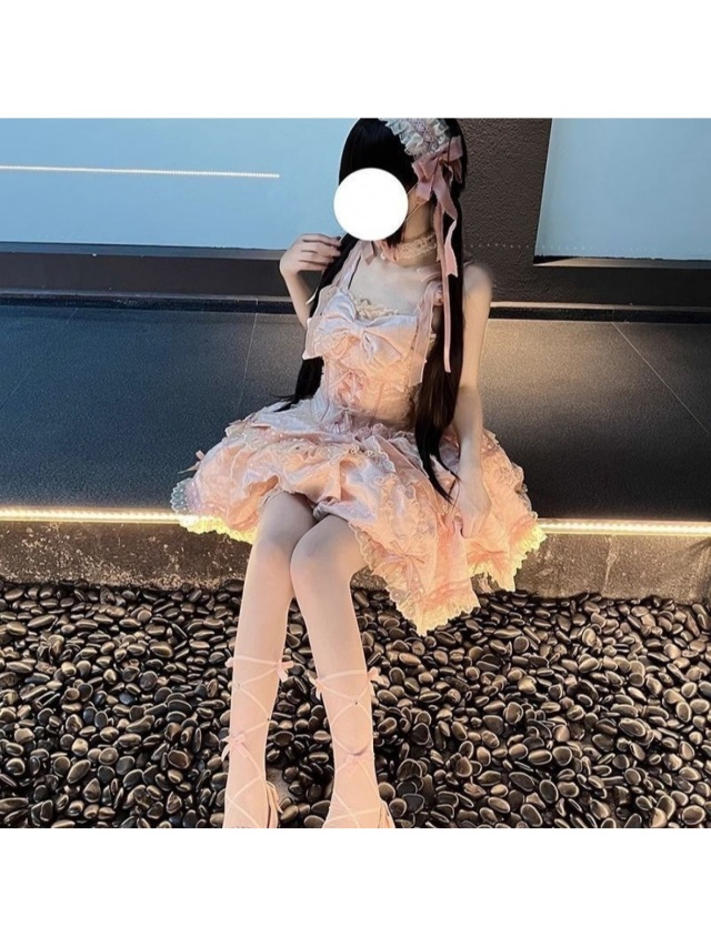 ブルーフローラル JSKロリータドレス