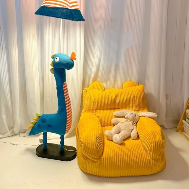 ミニサイズふわふわキッズソファ