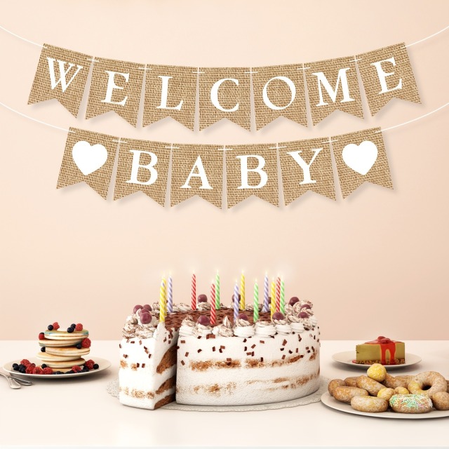 Welcome Baby ジュートバナー
