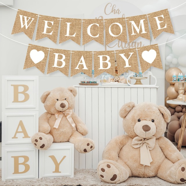 Welcome Baby ジュートバナー