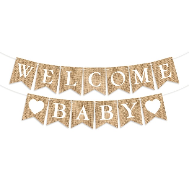 Welcome Baby ジュートバナー