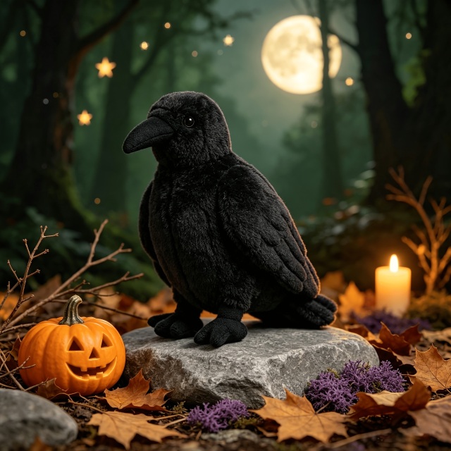 ゴシックブラック クロウぬいぐるみ 22cm