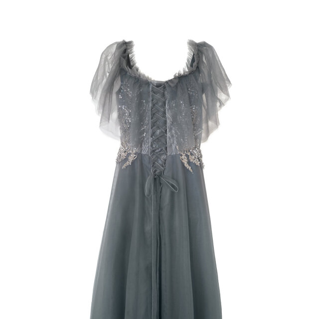 ふんわりボリュームシアーグレードレス