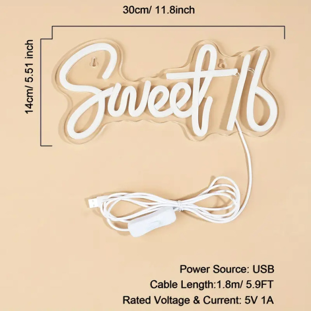 sweet sixteen sweet16 スウィートシックスティーン ネオンサイン